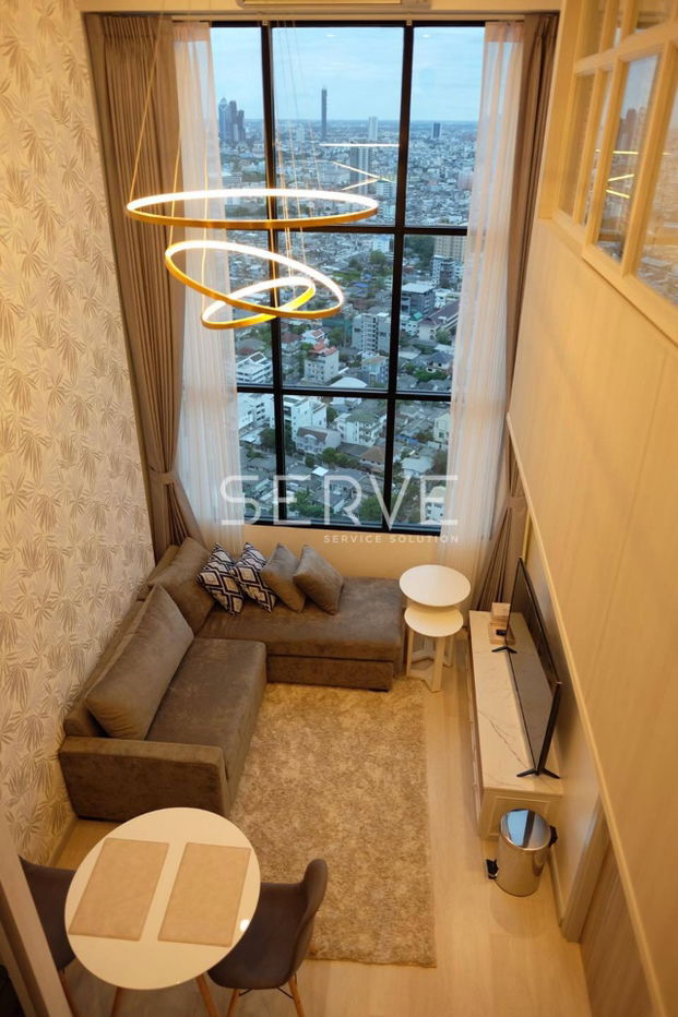 picture 🔥35K🔥 - Duplex 1 Bed 1 Work Room 1 Living Room 46 sq.m. Nice Room Close to BTS Chong Nonsi 600 m. at Knightsbridge Prime Sathorn Condo / For Rent - 2/10