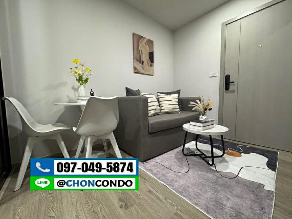 รูป Kave Coco บางแสน ชั้น5  ---------ห้องใหม่+ตกแต่งสวย--------Tel 097-049-5874 (Line: @choncondo มี@ด้วย) - รูปที่ 3/22