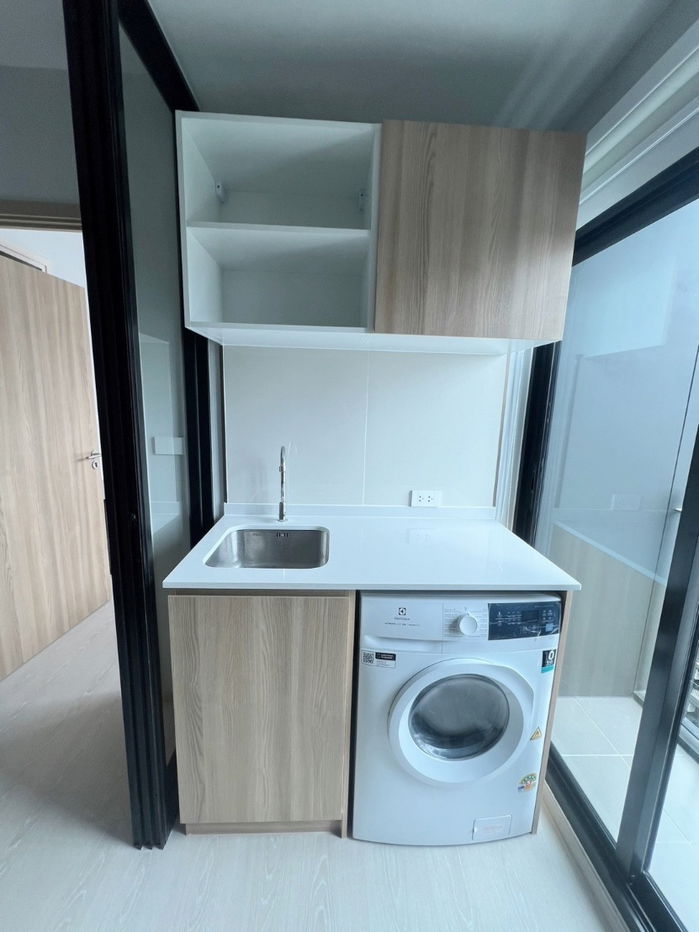 รูป ให้เช่า นิว คอนเน็กซ์ คอนโด ดอนเมือง ตึก C 25 ตร.ม.ห้องใหม่ เฟอร์ครบ มีเครื่องซักผ้า ใกล้สนามบิน (TR1216) - รูปที่ 8/10