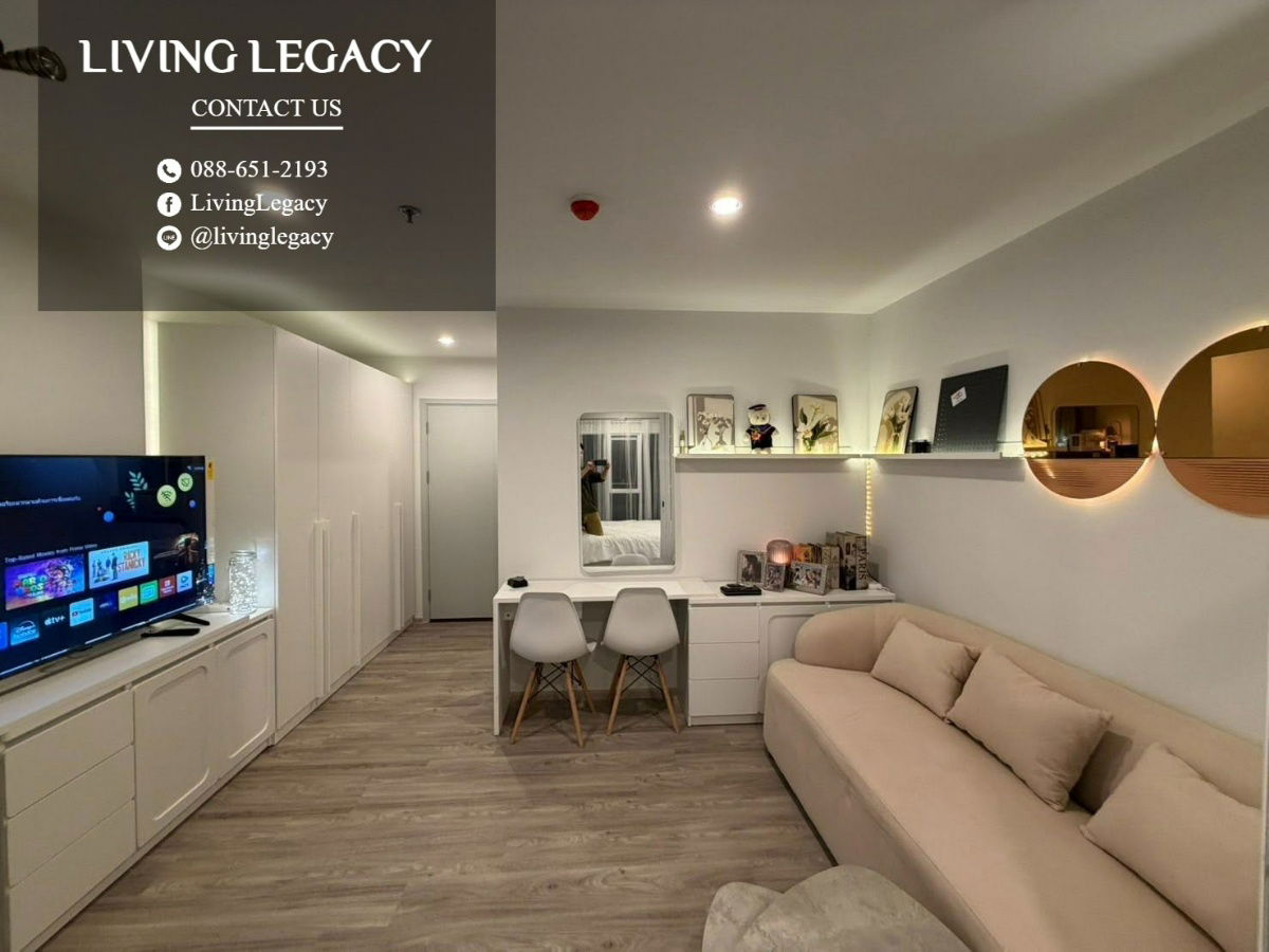 picture T6QA4X Condo For Rent Regent Home Bangna 28 Sq.M. Floor 26 Building A line id : @livinglegacy - 5/6