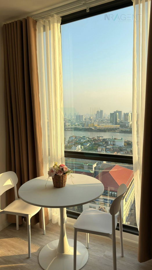 picture 🎊 For Rent Condo THE CLEV RIVERLINE CHAOPHRAYA - WONGSAWANG Building 1, Floor 26,1 bed room, Room size 32 sqm - 1/8