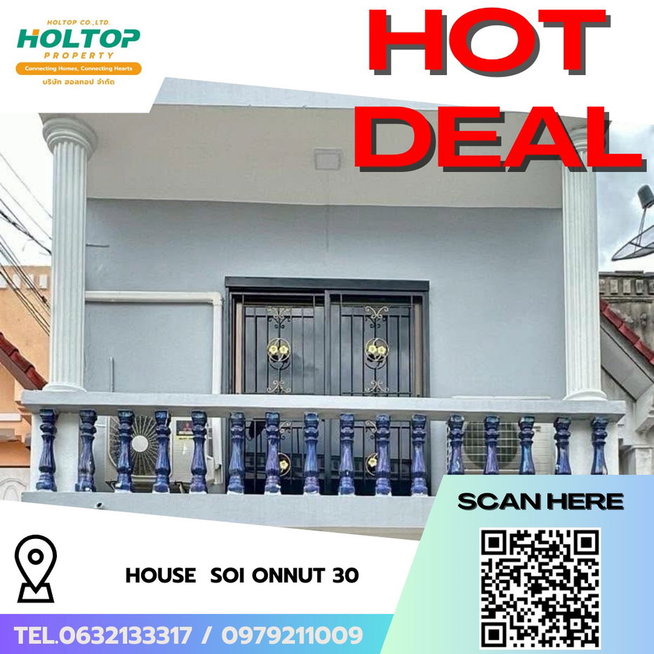 รูป #R8026 🎉 041268  ให้เช่าบ้าน Soi Onnut 30 - รูปที่ 1/19