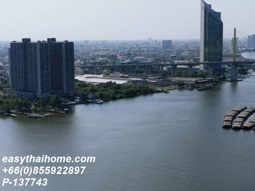 รูป P-137743 ให้เช่า คอนโด ลุมพินี พาร์ค ริเวอร์ไซด์ พระราม 3 Bang Phong Phang, Yan Nawa, Bangkok พร้อมอยู่ ราคาถูก Line Id @easythaihome 085-592-2897 - รูปที่ 8/13