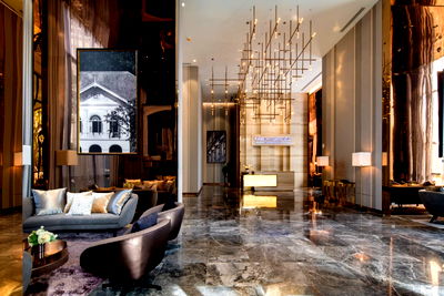 ขายคอนโด : ดูเพล็กซ์ 1 นอน 1 ทำงาน 1 ห้องนั่งเล่น ห้องสวย ชั้นสูง ใกล้ BTS ช่องนนทรี 600 ม. ที่คอนโด Knightsbridge Prime Sathorn / ขายคอนโด