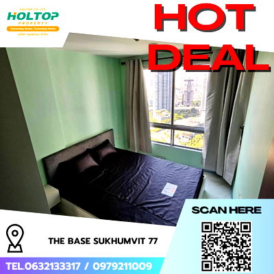 คอนโดให้เช่า : #R8021 🎉 041268 ให้เช่าคอนโด THE BASE Sukhumvit 77