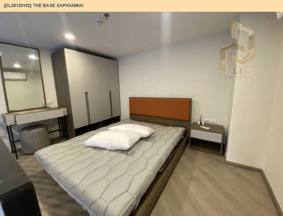 รูป DL25120152 ให้เช่าคอนโด เดอะ เบส สะพานใหม่ (THE BASE Saphanmai) ใกล้ BTS สายหยุด พร้อมเข้าอยู่ โทรด่วน 0614453194 LineID @162cjixi - รูปที่ 3/6