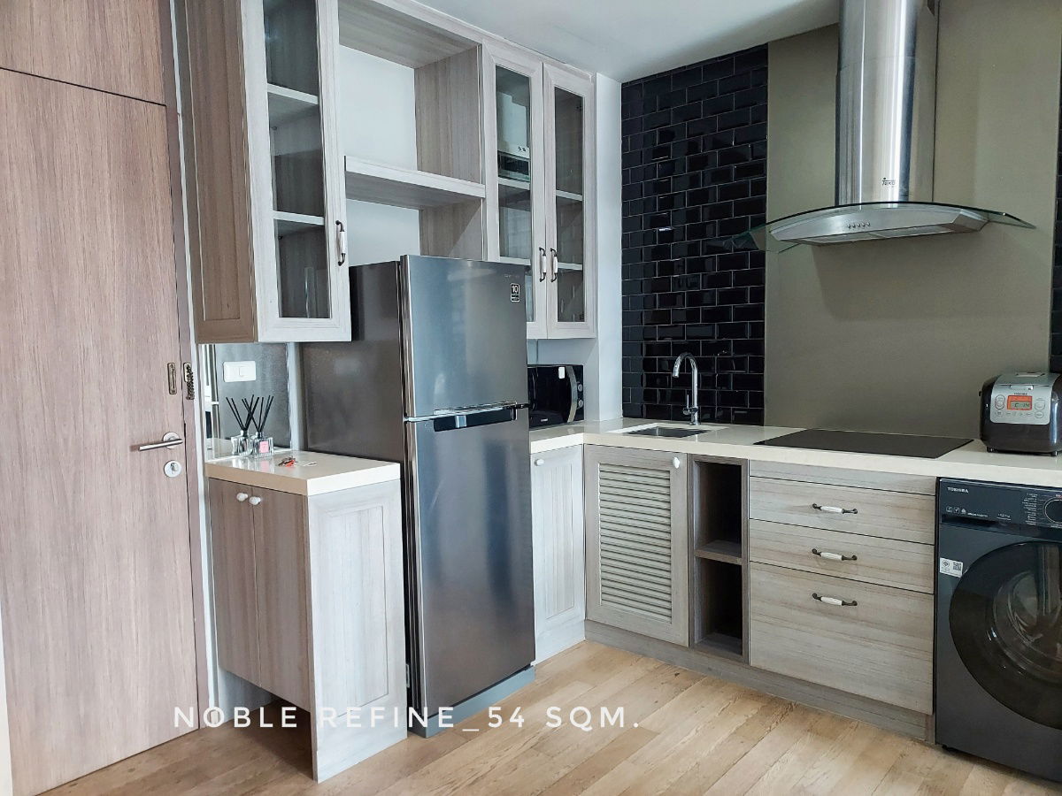 รูป 🎉For Rent-1 Bedroom at Noble Refine Sukhumvit26, Interior with modern style near to BTS Phrom phong station/Emquartier/Emporium - รูปที่ 6/17