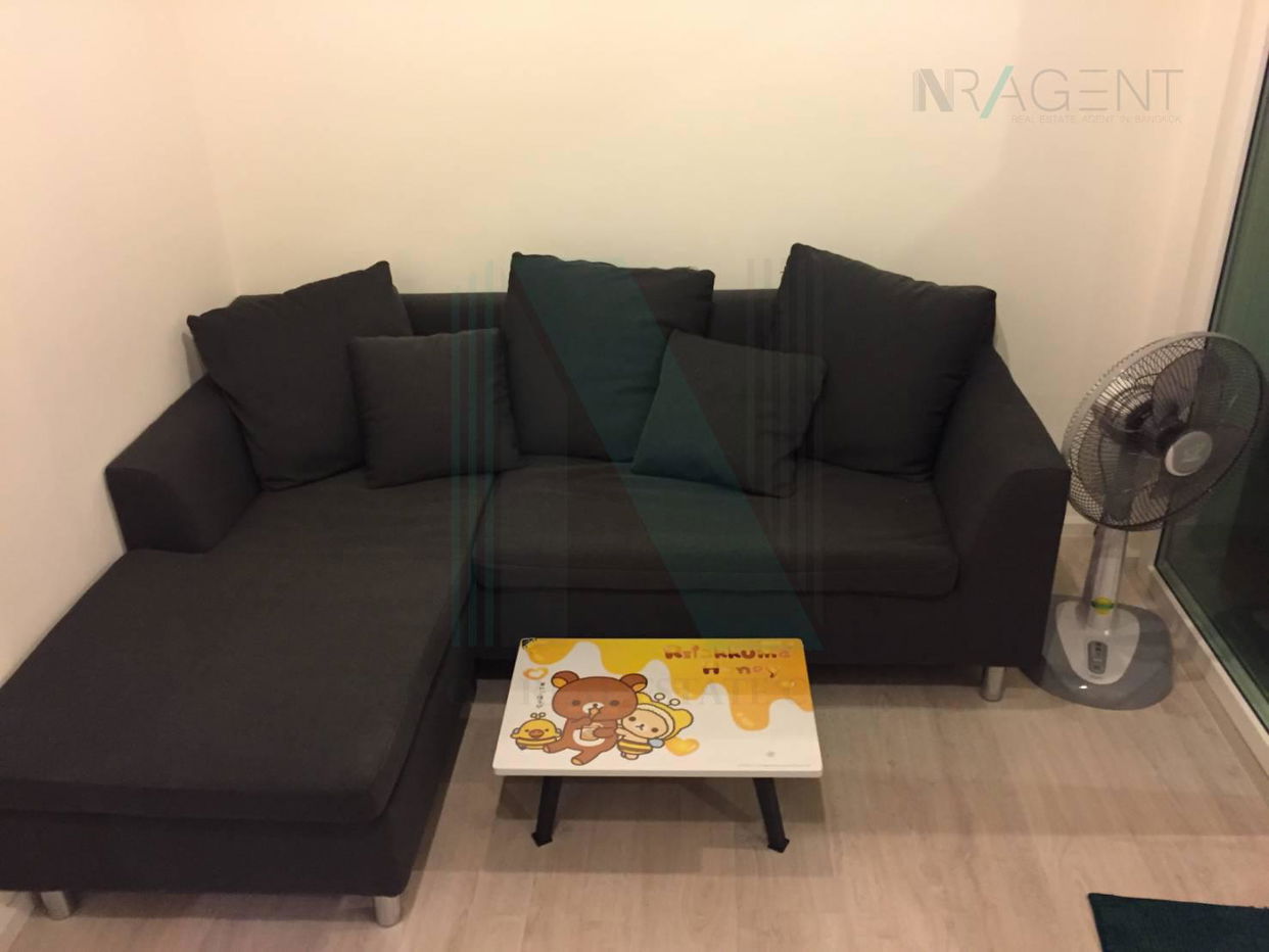 รูป 🔺 ขายคอนโด แอสปาย สาทร-ท่าพระ อาคาร 1 ชั้น 8 1 ห้องนอน ขนาด 31 ตรม ใกล้ เดอะมอลล์ ท่าพระ - รูปที่ 3/8