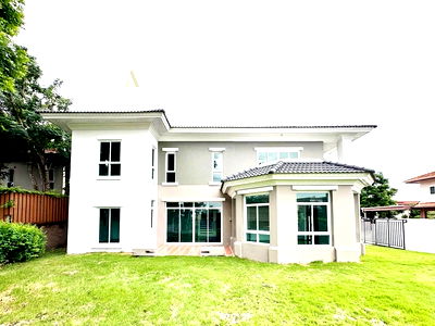 บ้านเดี่ยวให้เช่า : บ้านเดี่ยวดอนเมือง AH626 ให้เช่าบ้านเดี่ยวหลังใหญ่ 4 ห้องนอน แกรนด์ คาแนล ดอนเมือง ใกล้ม.รังสิต ใกล้รถไฟฟ้าสถานีหลักหก