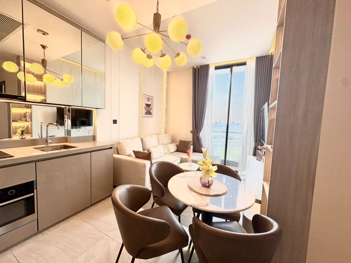 รูป ✨🦄 Ready to move 🦄✨ The Crest Park Residences ห้องสวย✨ วิวฝั่ง central ladprao เฟอร์ครบจบในที่เดียว โทร 096-2493698 (TCR0073) - รูปที่ 3/18