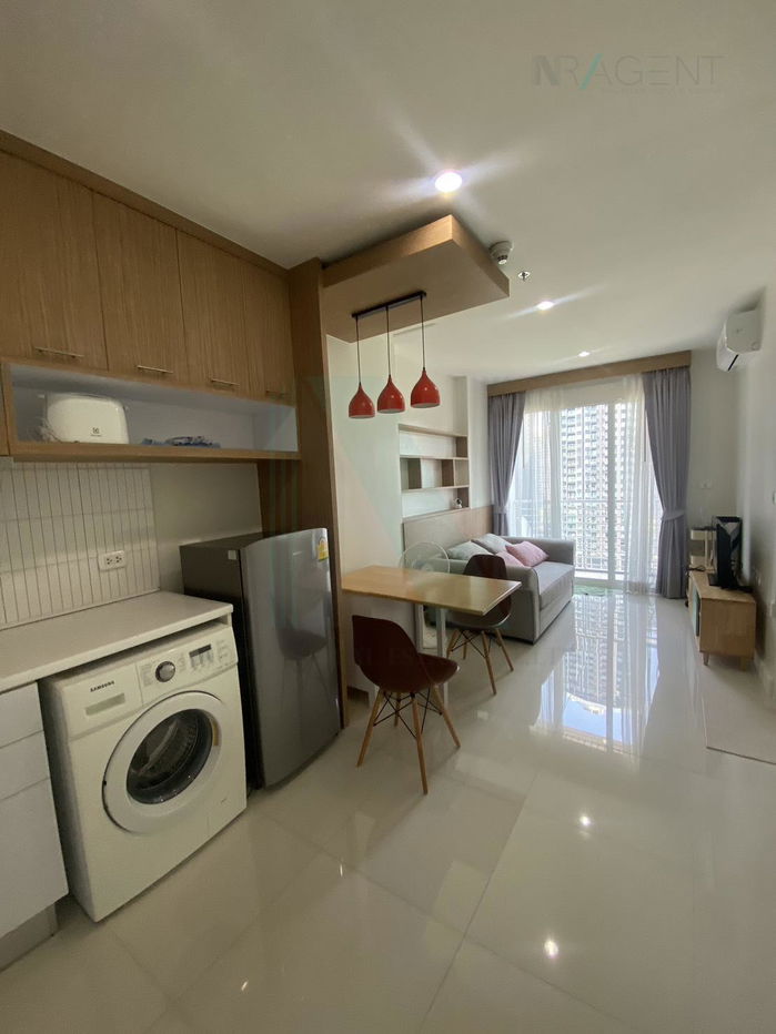 รูป ให้เช่าคอนโด เดอะ มาร์ค รัชดา – แอร์พอร์ตลิ้งค์ อาคาร 1 ชั้น 15 1 ห้องนอน ขนาด 40.00 ตรม ใกล้ ฟอร์จูน รัชดา - รูปที่ 1/8