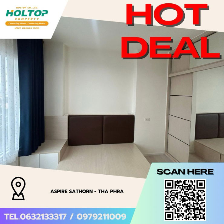 picture #Z3457💥 031268 🔥Condo for rent: Aspire Sathorn - Tha Phra - 1/10