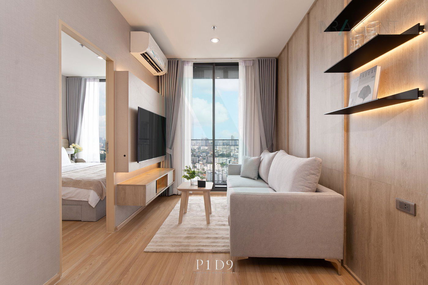 picture 📌 For Rent Condo SKYRISE AVENUE SUKHUMVIT 64 Building G, Floor 33,1 bed room, Room size 35 sqm - 2/8