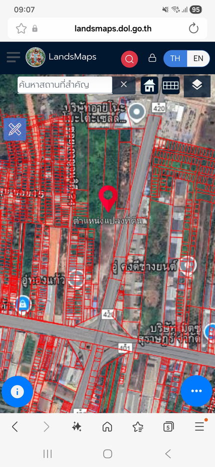 รูป ที่ดินแปลงใหญ่ ใจกลางเมืองสุราษฎร์ธานี - รูปที่ 2/3