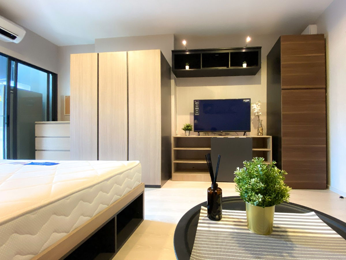 picture For rent, IDEO Sukhumvit 115 STUDIO, 20th floor, full furniture, pool view - 1/14