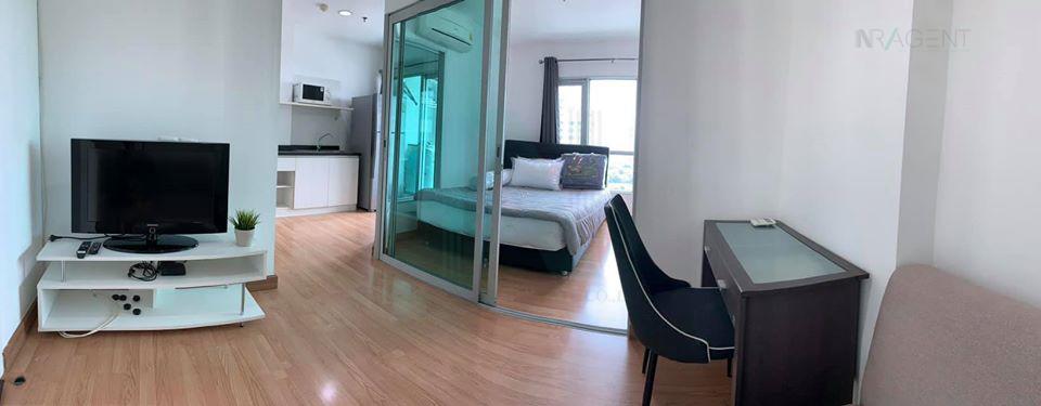 picture For rent Aspire Rama 4 1 bedroom 22nd floor Building B near BTS Ekkamai. - 1/8