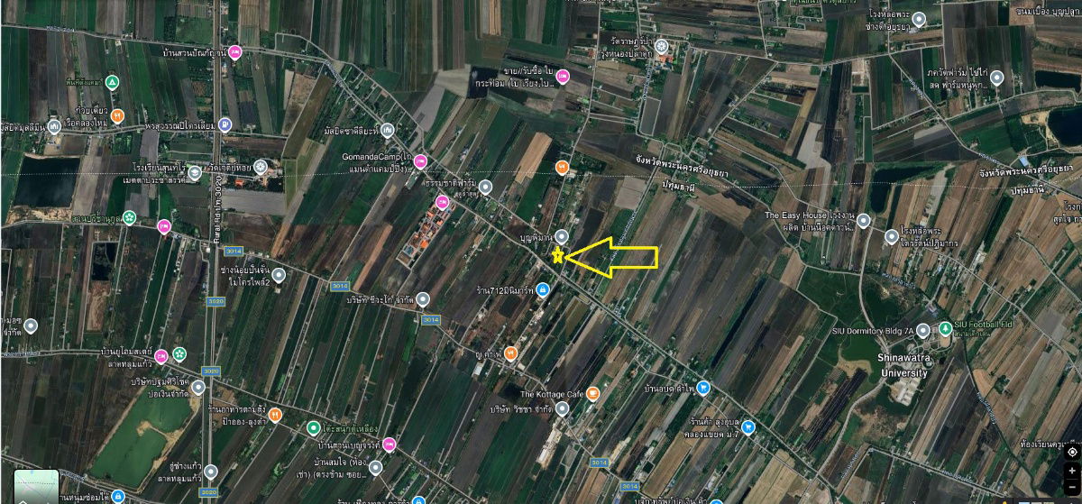 รูป ที่ดินเปล่าริมคลองให้เช่า 5 ไร่ ลาดหลุมแก้ว ปทุมธานี - รูปที่ 1/6