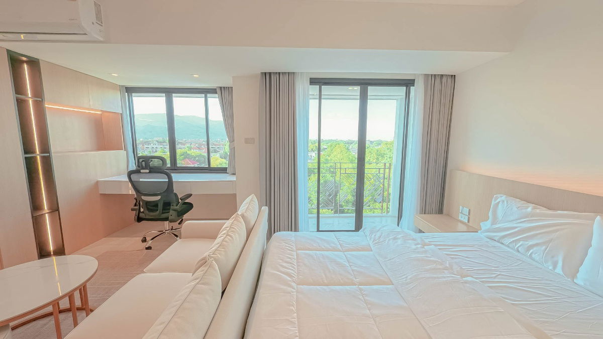 picture For Sale: Galare Thong Tower – 1 Bedroom, 1 Bathroom, 40 sq.m., 6th Floor, Near Chiang Mai Night Bazaar (ID:1252CS) - 1/17