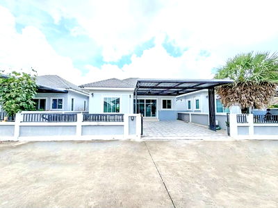 บ้านเดี่ยว นิคมซีพี ระยอง (ซีพีพีซี) : บ้านเดี่ยว หลังใหญ่ 50 ตร.วา ใกล้ รพ นิคมพัฒนา 