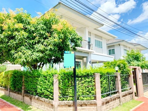 MRTหลักสอง 500ม. แยก-หน้าเดอะมอลล์บางแค กาญจนาภิเษก กัลปพฤกษ์ ให้เช่าบ้านเดี่ยวสุดหรู 2 ชั้น 55ตร.วา. ใหม่ หัวมุม เฟอร์ฯครบ บางแค 3นอน