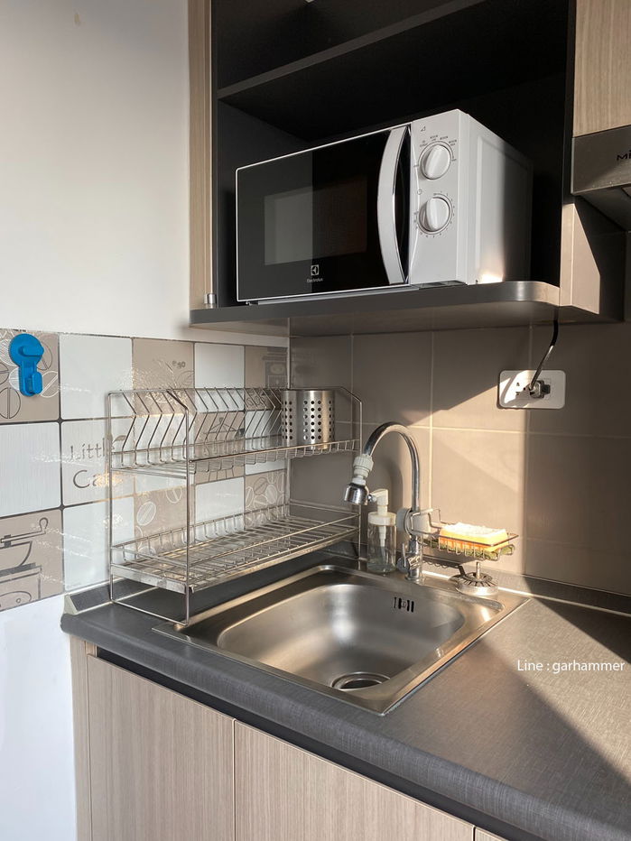 picture For rent, IDEO Sukhumvit 115 STUDIO, 20th floor, full furniture, pool view - 13/14