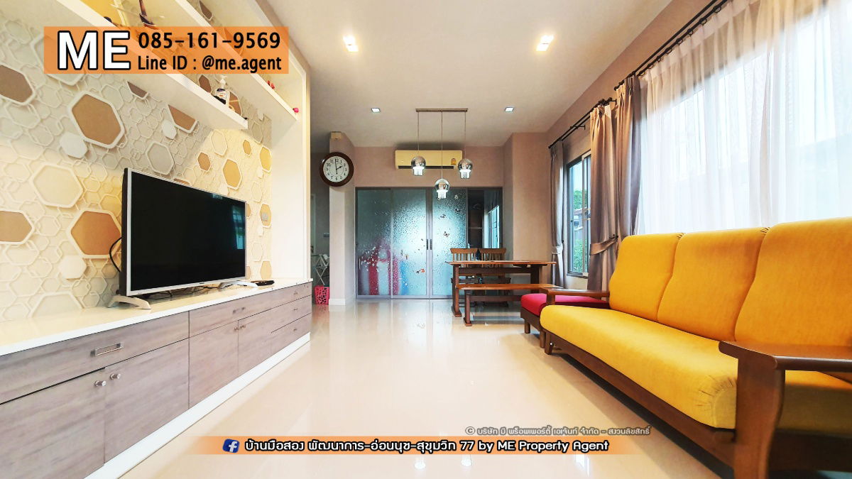 picture Rent For House Fully Furnished PERFECT PLACE SUKHUMVIT 77 – SUVANNABHUMI Lat Krabang area Not far from the expressway Tel. 064-954-9619 (RBG12-63) - 4/13