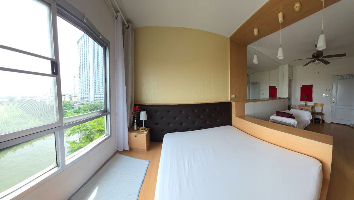 รูป คอนโดริมน้ำ แต่งครบ เครื่องใช้ไฟฟ้าจัดเต็ม เหมือนได้อยู่โรงแรมหรูทุกวัน - รูปที่ 3/12