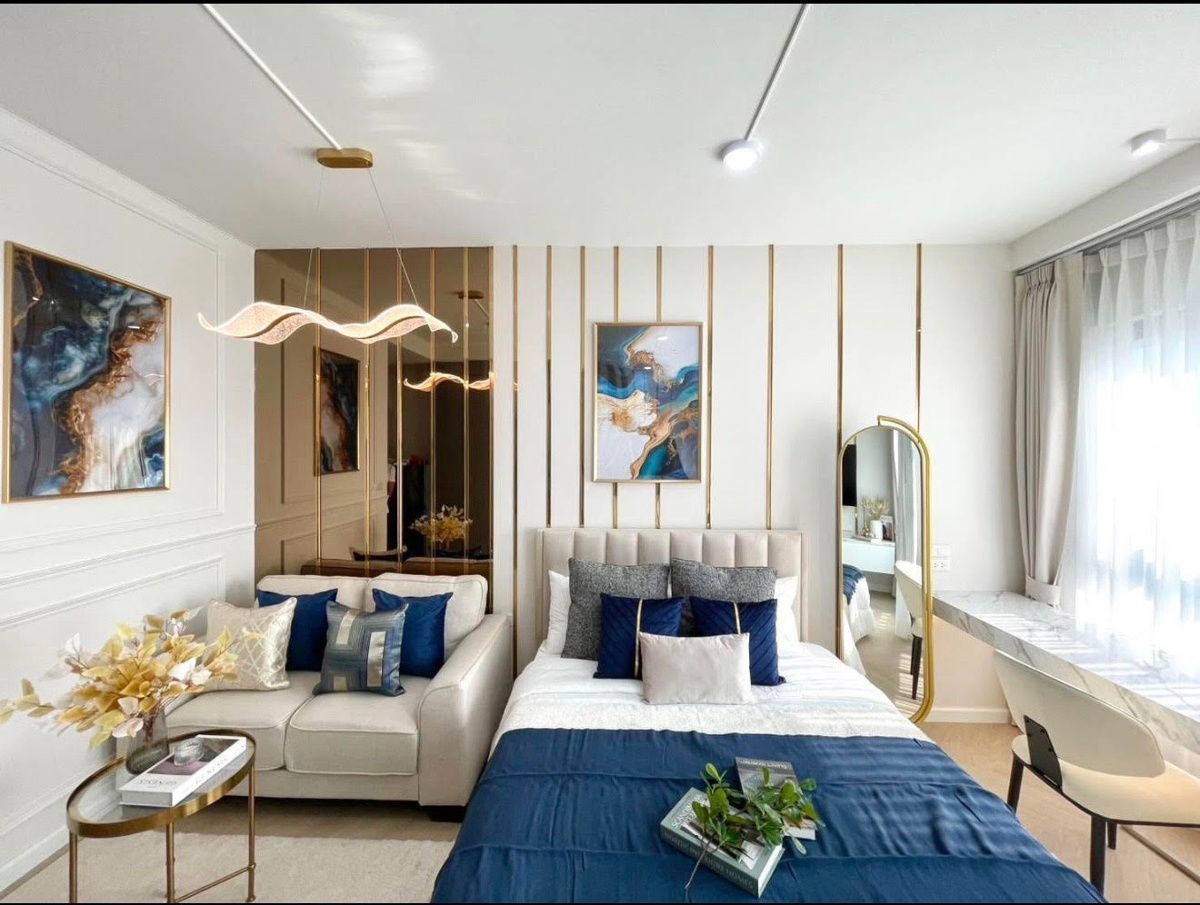 รูป code : E101 ให้เช่าคอนโด ไอดีโอ นิว พระราม 9 (IDEO New Rama 9) | ห้องสวย ชั้น 5 ระเบียงทิศใต้ ไม่ร้อน พร้อมโปรแถมเครื่องใช้ไฟฟ้า - รูปที่ 5/19