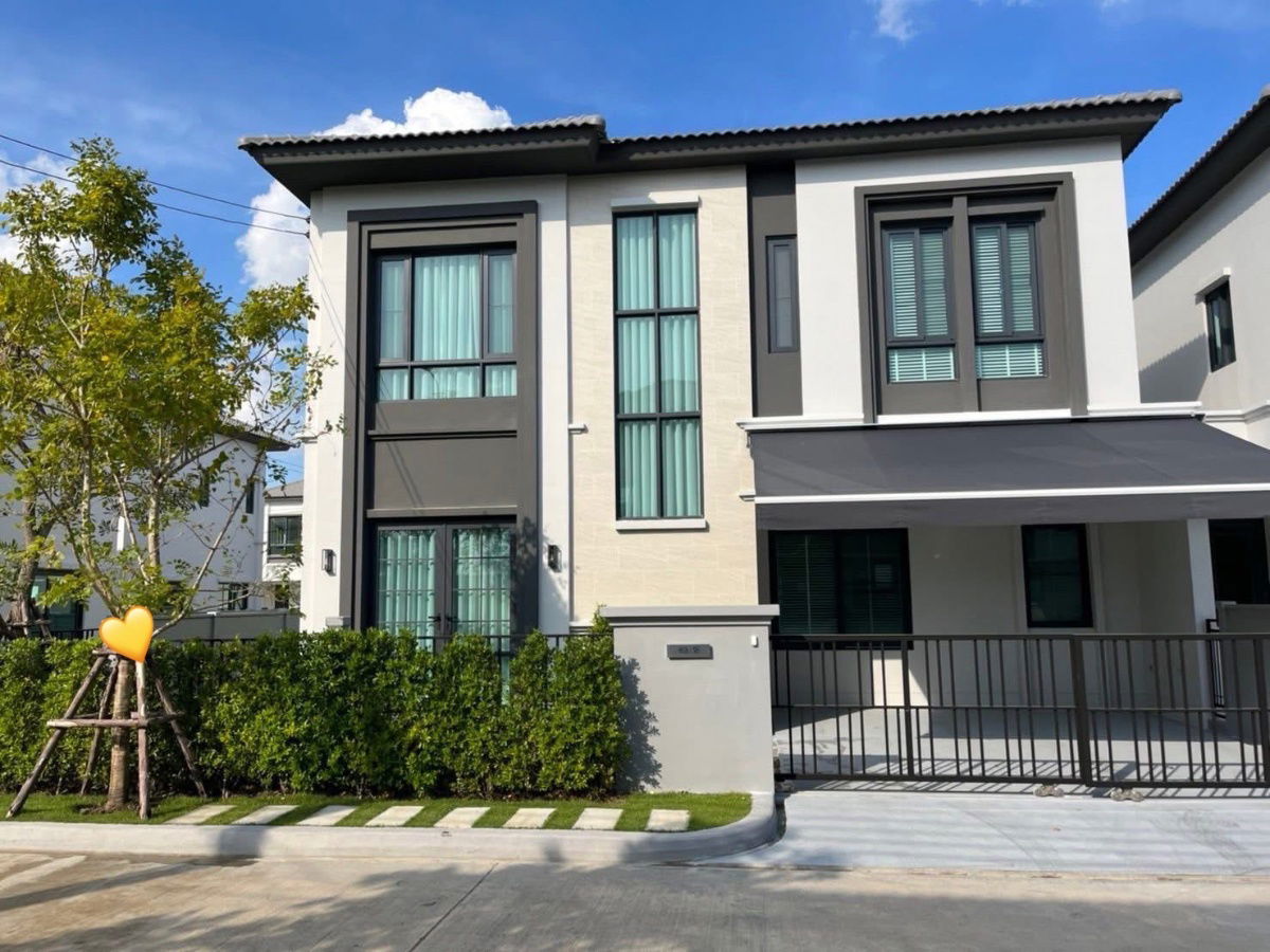 รูป ให้เช่า Grande Pleno Sukhumvit–Bangna บ้านใหม่ ทำเลฮ็อต บางนา กม.7 แบบบ้าน Modern ใกล้ Mega Bangna 600 ม. ฟังก์ชันครบ พร้อมเฟอร์นิเจอร์ทั้งหลัง - รูปที่ 1/24