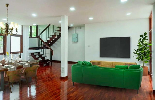 รูป รพ.เกษมราษฎร์ 900 ม. Airbnbรัชดา 6นอน ม.เซ็นจอห์น 2.3 กม. ถ.ประชาชื่น25 MRTบางซื่อ ให้เช่าบ้าน 2 ชั้นหลังใหญ่ 7น้ำ 90 ตร.ว. 300ตร.ม. - รูปที่ 6/8