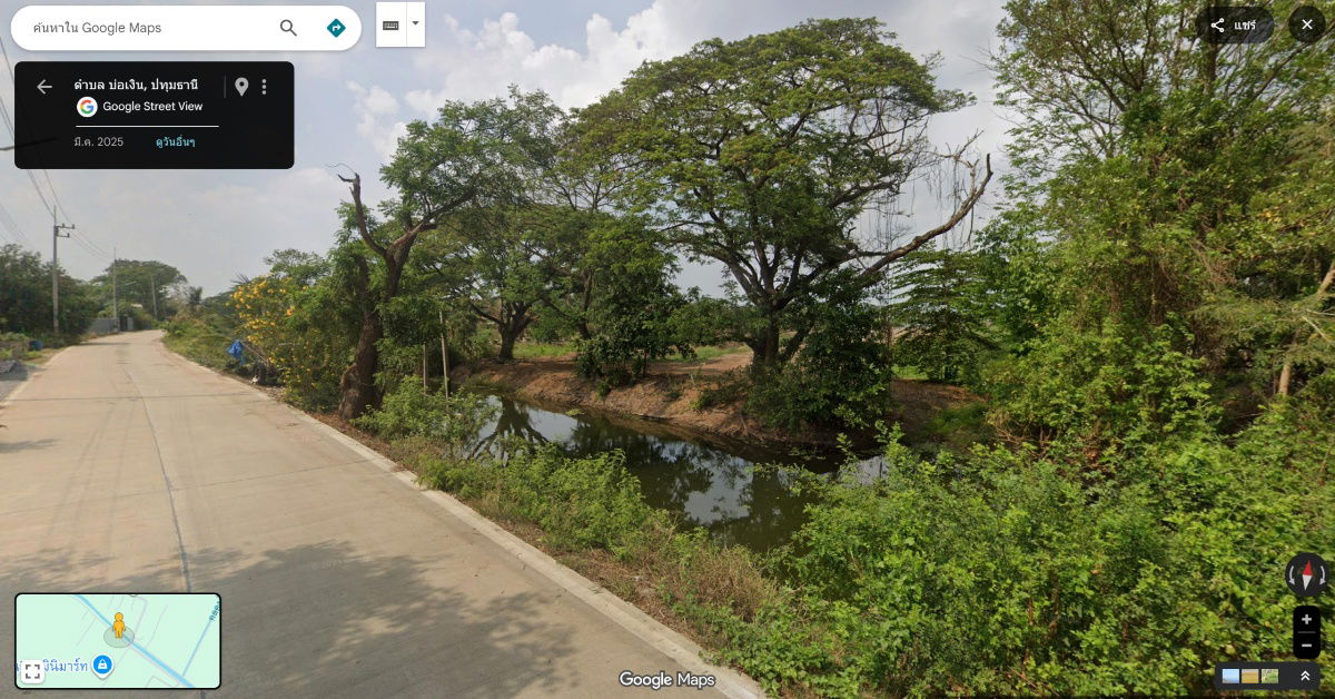 รูป ที่ดินเปล่าริมคลองให้เช่า 5 ไร่ ลาดหลุมแก้ว ปทุมธานี - รูปที่ 4/6