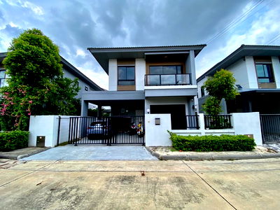 บ้านเดี่ยว แจส กรีน วิลเลจ คู้บอน : 🏡 ขายบ้านแฝด 2 ชั้น เสนาพาร์ค วิลล์ รามอินทรา – วงแหวน บ้านพร้อมอยู่ ทำเลดี หน้าบ้านทิศใต้ มี Solar Cell ประหยัดค่าไฟ