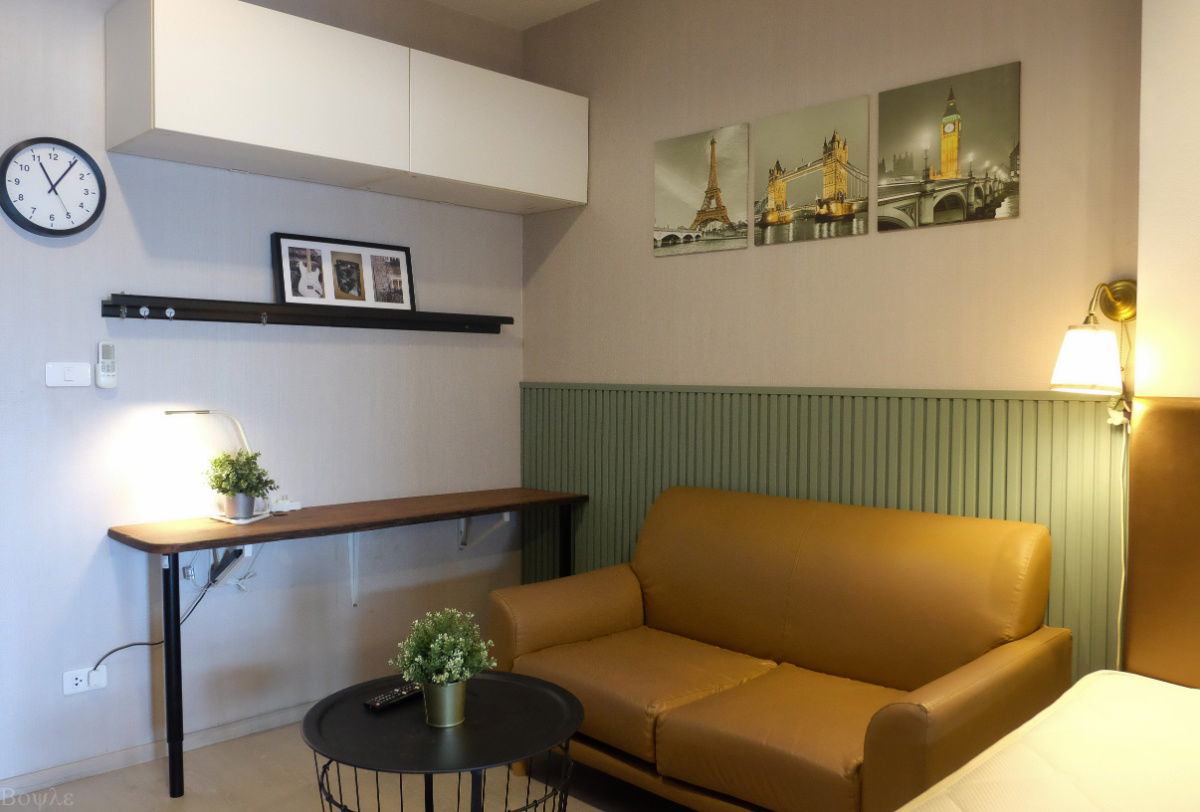 picture For rent, IDEO Sukhumvit 115 STUDIO, 20th floor, full furniture, pool view - 2/14