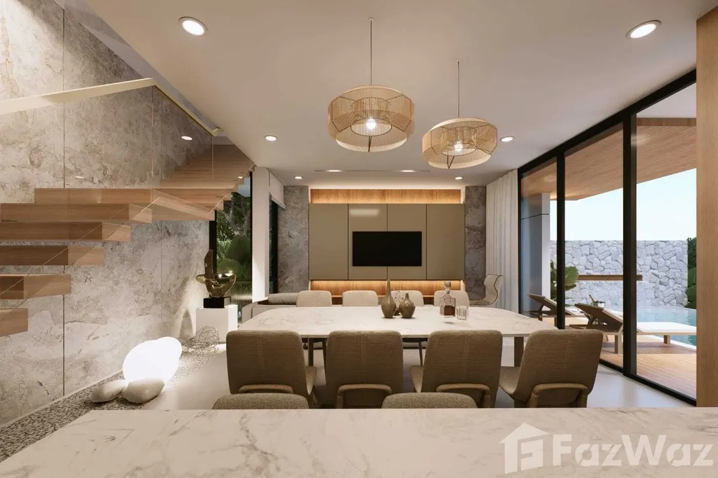 รูป ขาย วิลล่า 4 ห้องนอน ในโครงการ พิรันดา พลูวิลล่า 5333009 - รูปที่ 4/12