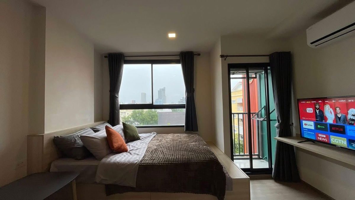 รูป code : E133 ให้เช่าคอนโด เดอะ มูฟ เกษตร (The Muve Kaset) | ใกล้ม.เกษตร 700 ม. ห้องไม่รับผลกระทบจากแผ่นดินไหว - รูปที่ 5/13