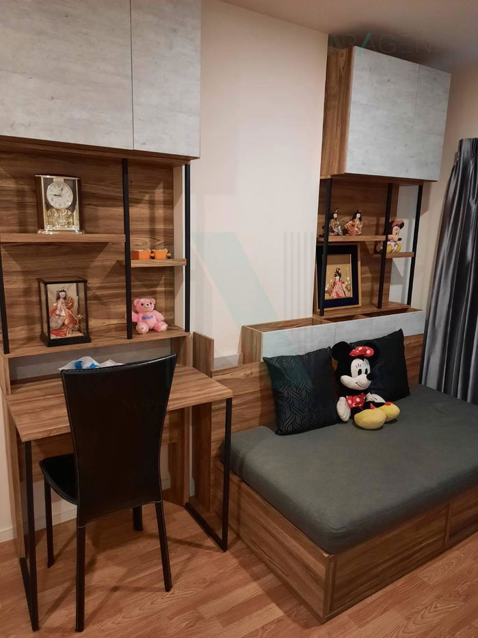 รูป ให้เช่าคอนโด ลุมพินี วิลล์ สุขุมวิท 76-แบริ่ง สเตชั่น 2 อาคาร B ชั้น 6 1 ห้องนอน ขนาด 26 ตรม ใกล้ อิมพีเรียล เวิลด์ สำโรง - รูปที่ 3/8