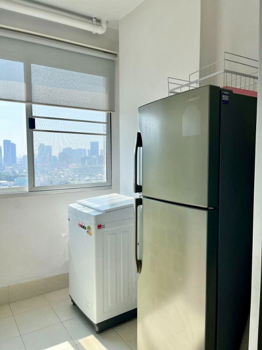 รูป code : E99 ให้เช่าคอนโด ศุภาลัย ปาร์ค รัชโยธิน (Supalai Park Ratchayothin) | ห้องใหญ่ 50 ตร.ม. ชั้น 17 วิว SCB แอร์ใหม่–เคาน์เตอร์ครัวใหม่ - รูปที่ 6/9