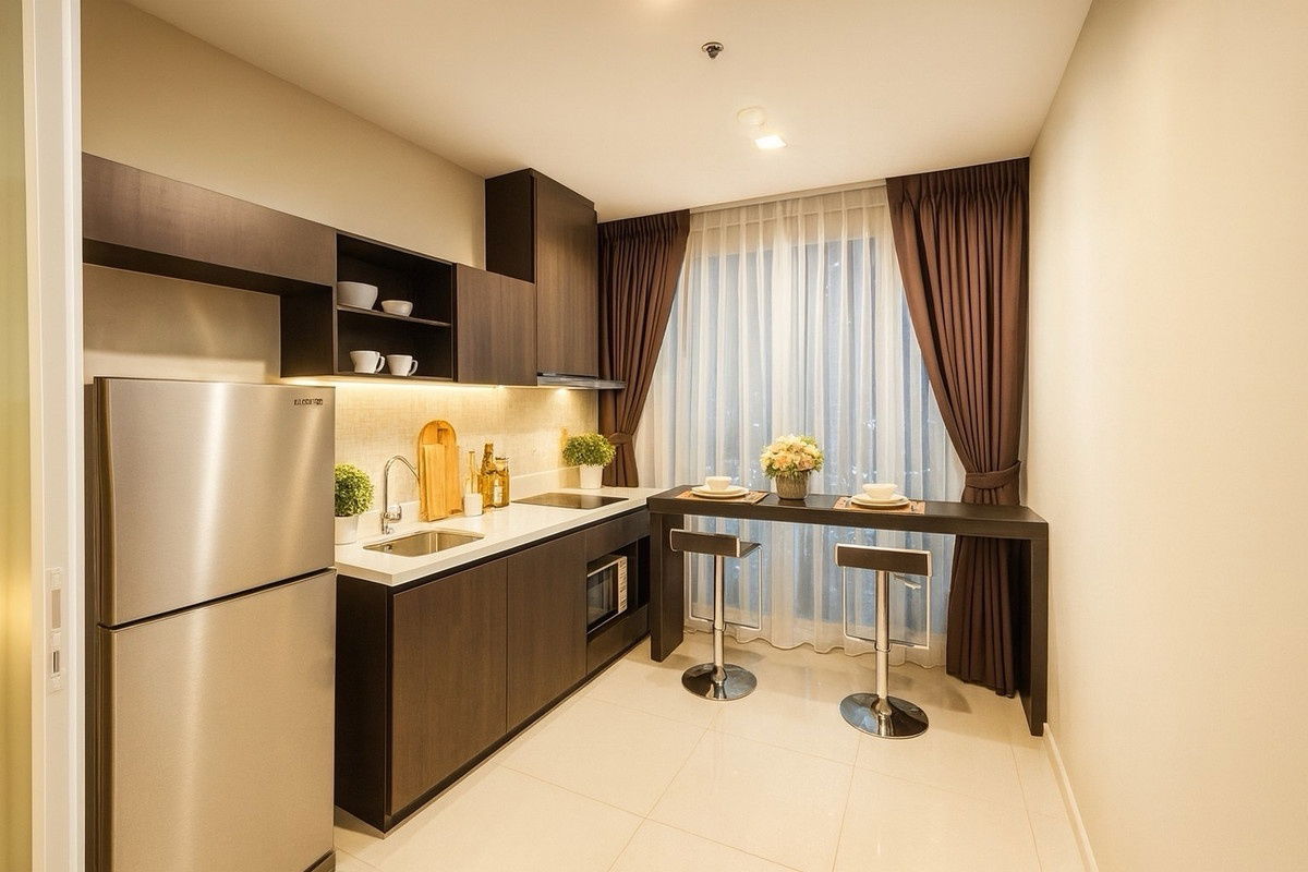 รูป 🎈#PT2309_046 🎈𝗙𝗼𝗿 𝗥𝗲𝗻𝘁3️⃣5️⃣ k.🔥🔥 #ใกล้BTSพระโขนง ✨#ห้องว่างนัดชมได้‼️ห้องสวยหรู สวยมาก‼️คอนโด ริทึ่มสุขุมวิท44/1 - รูปที่ 5/5