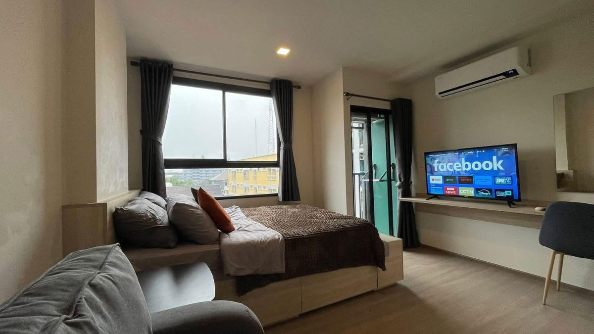 รูป code : E133 ให้เช่าคอนโด เดอะ มูฟ เกษตร (The Muve Kaset) | ใกล้ม.เกษตร 700 ม. ห้องไม่รับผลกระทบจากแผ่นดินไหว - รูปที่ 1/13