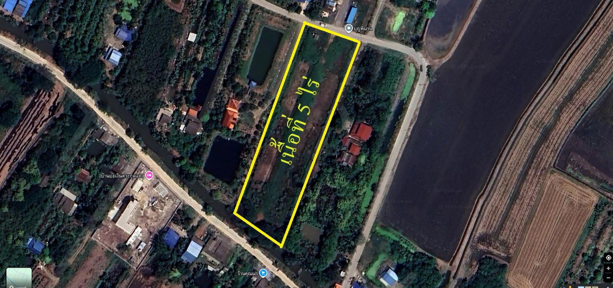 รูป ที่ดินเปล่าริมคลองให้เช่า 5 ไร่ ลาดหลุมแก้ว ปทุมธานี - รูปที่ 2/6