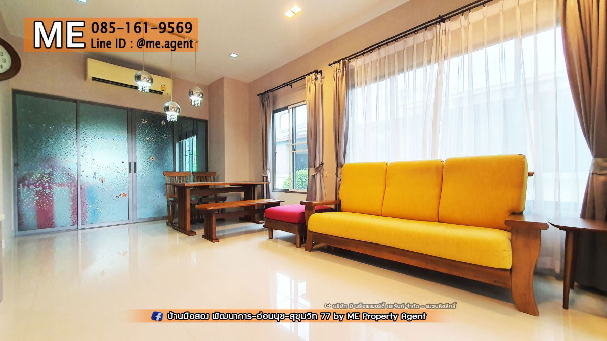 picture Rent For House Fully Furnished PERFECT PLACE SUKHUMVIT 77 – SUVANNABHUMI Lat Krabang area Not far from the expressway Tel. 064-954-9619 (RBG12-63) - 5/13