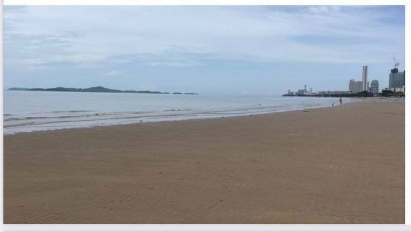 รูป ขายที่ดินติดทะเล แปลงสวย ทำเลทอง หาดนาจอมเทียน พัทยา  - รูปที่ 1/10