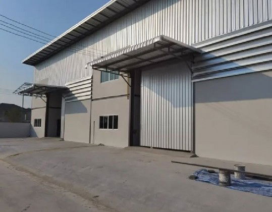 รูป ให้เช่าโกดัง พร้อมสำนักงาน 2 ชั้น สภาพใหม่ ซอยเทศบาลบางปู 97 ถนนบางพลี ตำหรุ /  พื้นที่ 405 ตารางเมตร รถใหญ่ เทรลเลอร์ เข้าออกได้ - รูปที่ 1/13