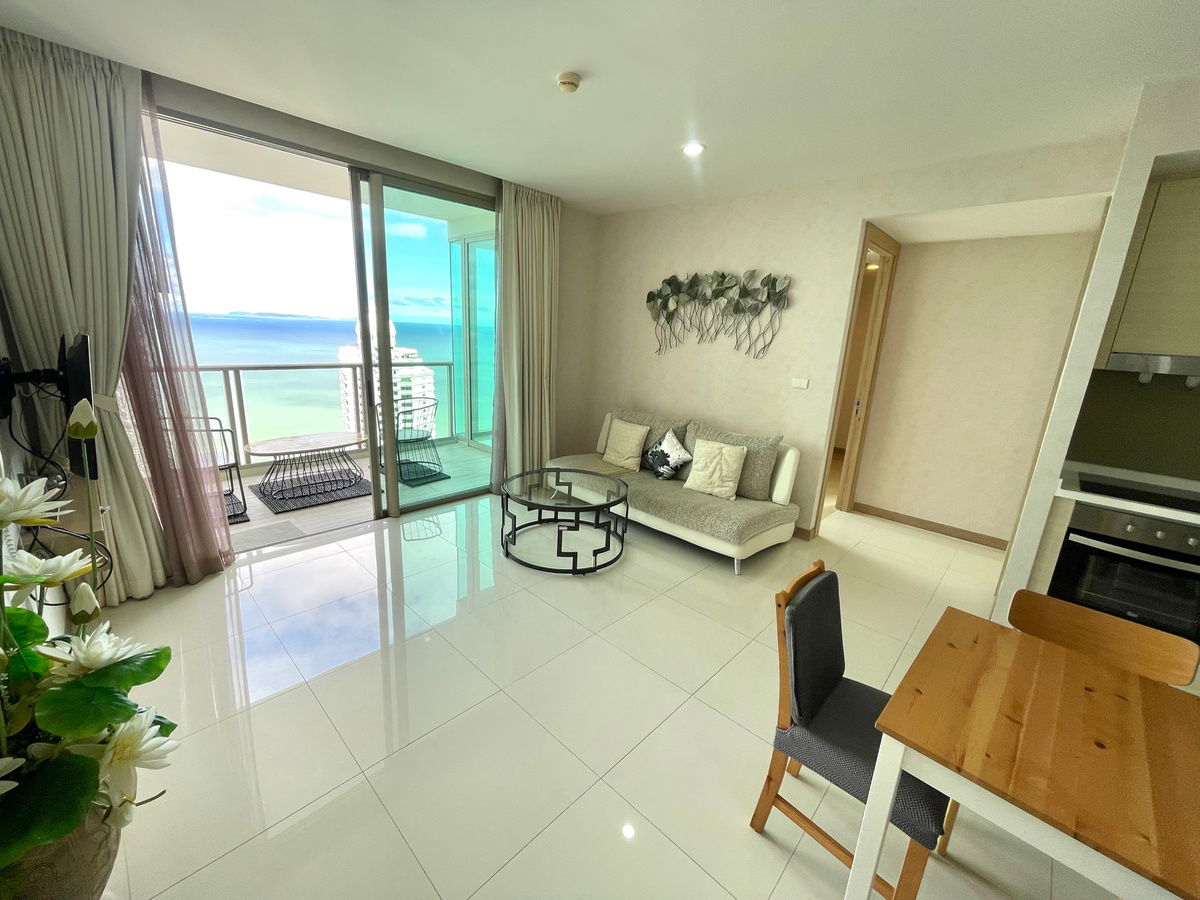 รูป For rent The Riviera Wongmat Beach SeaView Corner room - รูปที่ 3/20