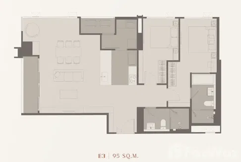 ขาย คอนโด 2 ห้องนอน ในโครงการ ริธึ่ม เจริญนคร ไอคอนิค 5912978