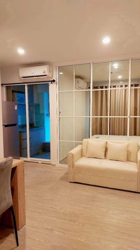 code : E106 ให้เช่าคอนโด รีเจ้นท์ โฮม บางนา (Regent Home Bangna) | ห้องมุม เฟอร์ SB ทั้งห้อง วิวสะพานแขวน พร้อมเข้าอยู่ ธ.ค. นี้