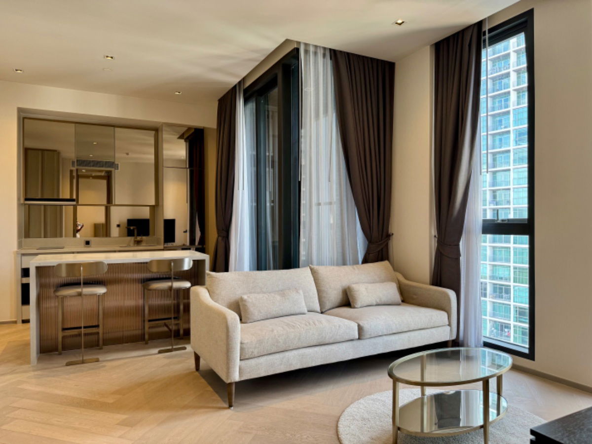 รูป ห้องสวยใช้เฟอร์อย่างดี💕 ห้องรับแขกกว้าง🌟 อยู่สบาย 📍The Reserve Sathorn  - รูปที่ 2/17