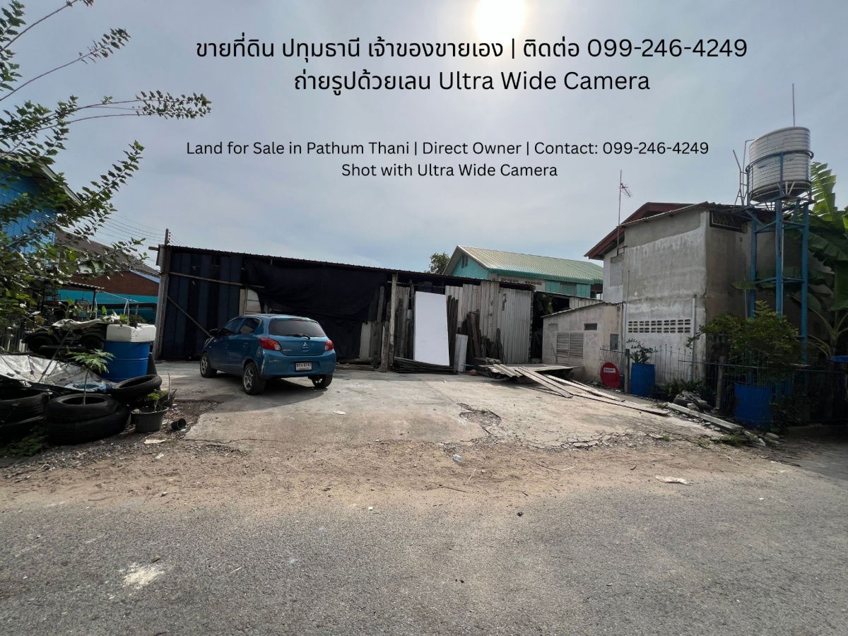 รูป 🔥 ขายด่วน!  ที่ดินแปลงหัวมุม ถมแล้ว พร้อมสร้างบ้าน/โฮมออฟฟิศ 🔥  - รูปที่ 1/7