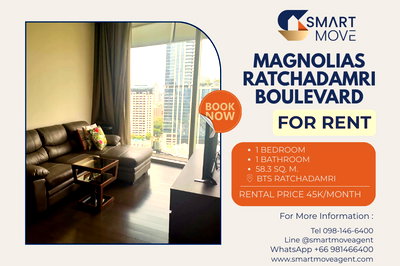 Condos for rent : C20230109666...Magnolias Ratchadamri Boulevard, For rent 1 bedroom 1 bathroom, ready to move in 