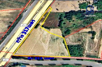 ที่ดิน นิคมอมตะซิตี้ : ขายที่ดินถมแล้ว 20 ไร่ แปลงใหญ่ ถนน331 ติดสนามกอล์ฟ พัทยาคันทรีคลับ บางละมุง  ชลบุรี